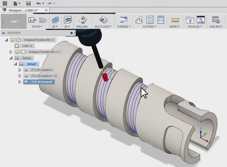 Gérer un 4ème axe avec Fusion 360