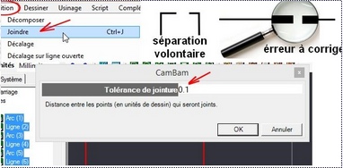 Joindre les segments